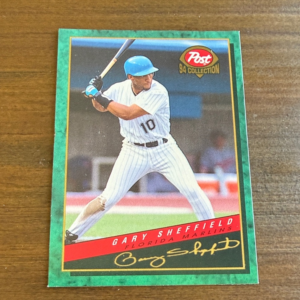 1994 GARY SHEFFIELD MLBPA Post trading card
#5 of 30